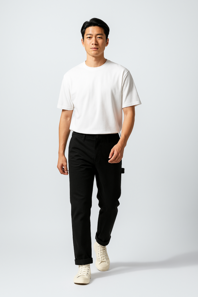 Carpenter Regular Fit – Hitam