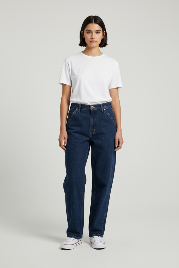 Long Pants Carpenter Double Knee Biru Navy