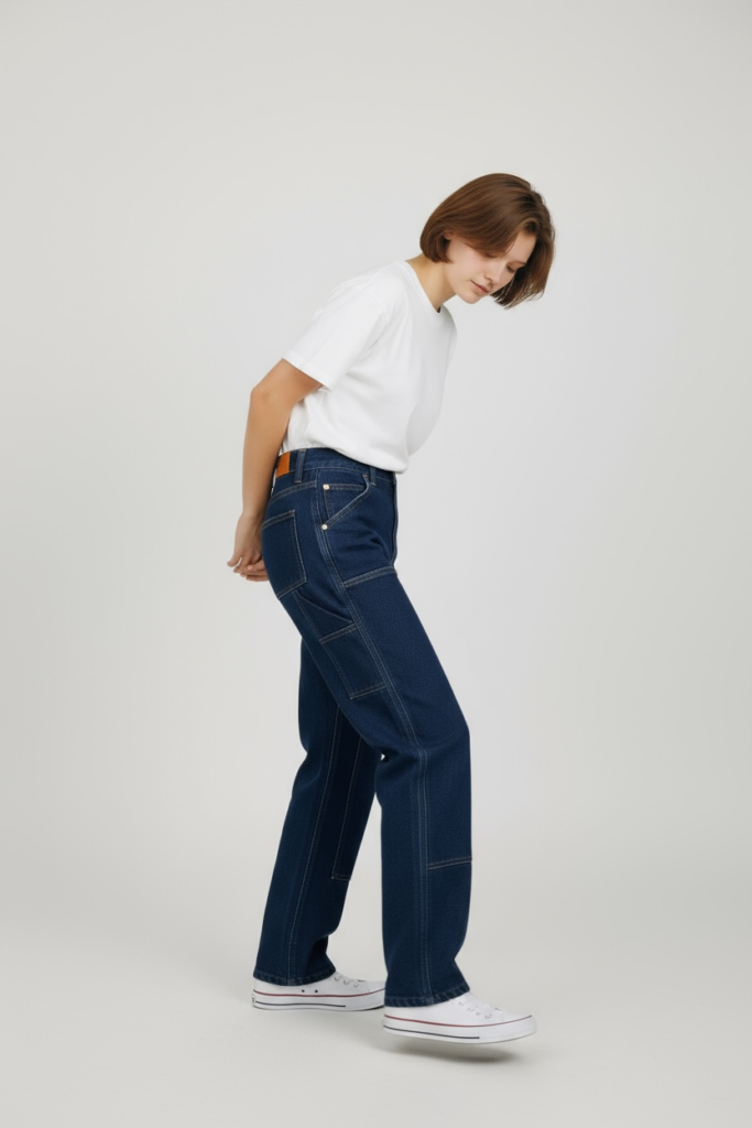 Long Pants Carpenter Double Knee Army